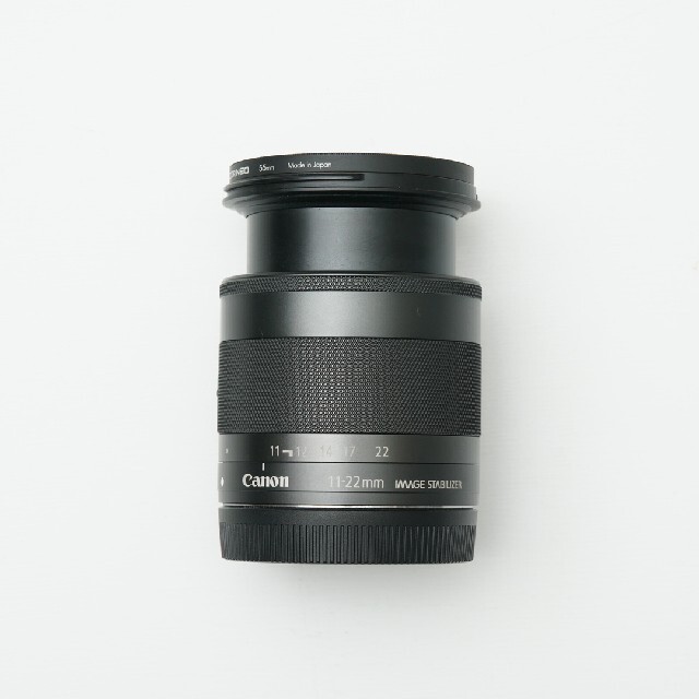 Canon(キヤノン)のEF-Mマウント 11-22mm レンズ canon スマホ/家電/カメラのカメラ(レンズ(ズーム))の商品写真