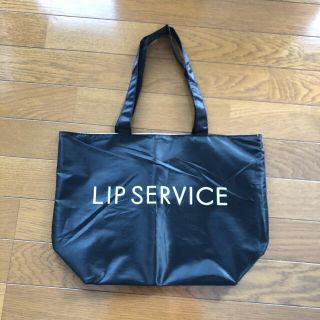 リップサービス(LIP SERVICE)のLIP SERVICE！ボタニカル柄リバーシブルバッグ　エコバッグ　トートバッグ(エコバッグ)