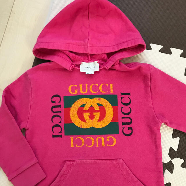 GUCCI グッチ チルドレン キッズ ロゴパーカー パーカーワンピース