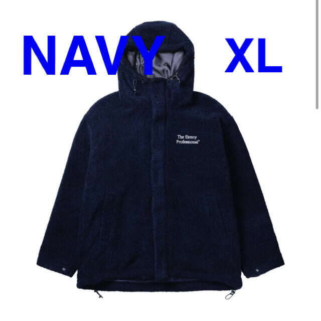 XL ennoy BOA HOODED JACKET navyメンズ