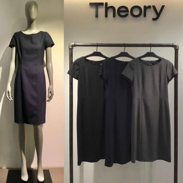 theory - Theory 定番 TAILOR ブラック ワンピース 新品の通販 by みか ...