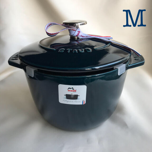 ストウブ staub ラ　ココット　de GOHAN M 16 サックスブルー