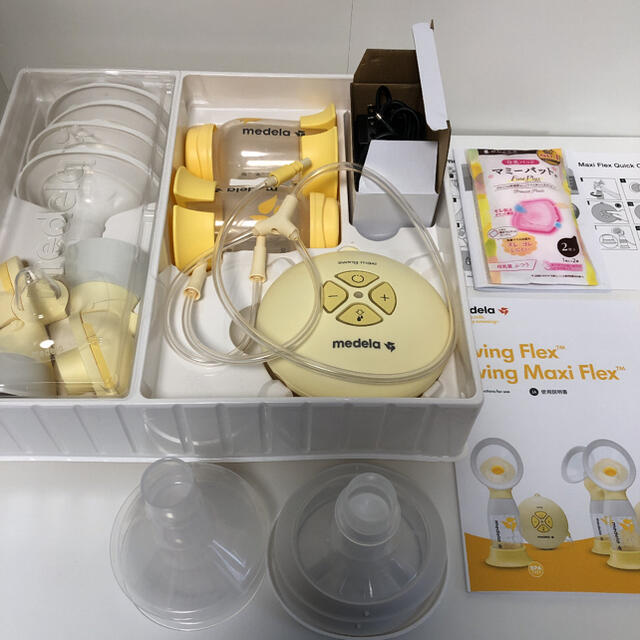 【国内発送】授乳/食事その他 medela メデラ ダブルポンプ搾乳器 スイング マキシ フレックス