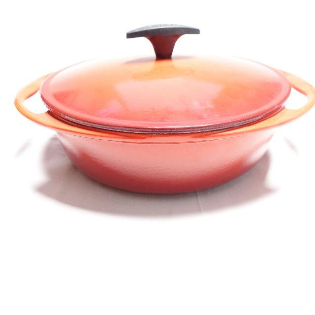 LE CREUSET(ルクルーゼ)の■LE CREUSET　ココット　オレンジ インテリア/住まい/日用品のキッチン/食器(その他)の商品写真