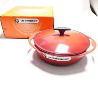 ルクルーゼ(LE CREUSET)の■LE CREUSET　ココット　オレンジ(その他)