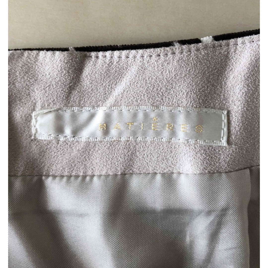 MATIERES  日本製🇯🇵  ミニスカート　サイズM レディースのスカート(ひざ丈スカート)の商品写真