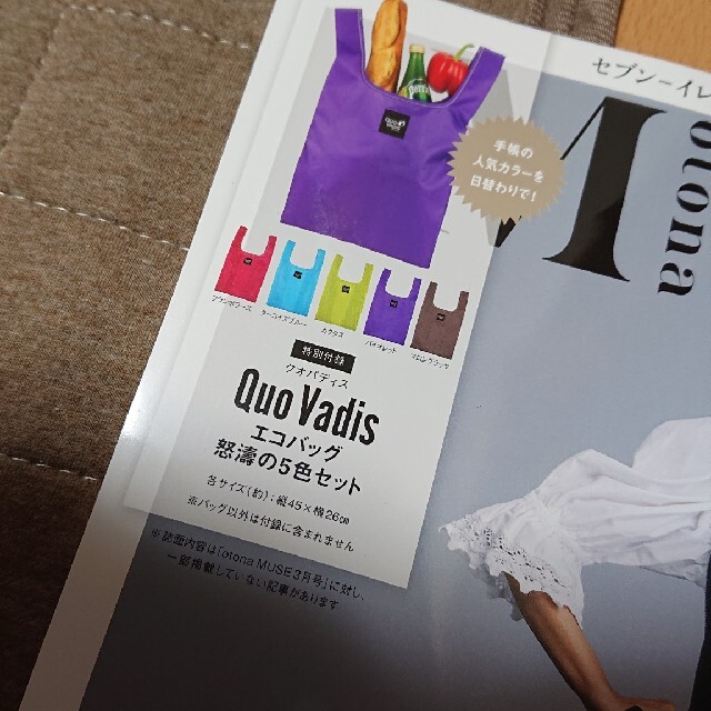 Quo Vadis(クオバディス)のオトナミューズ★QuoVadis★エコバッグ★クオバディス レディースのバッグ(エコバッグ)の商品写真