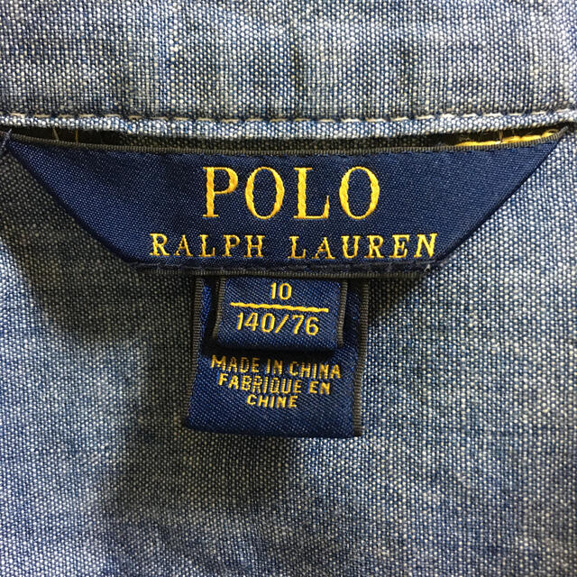 POLO RALPH LAUREN(ポロラルフローレン)のラルフローレン　ブラウス　140 女の子 キッズ/ベビー/マタニティのキッズ服女の子用(90cm~)(ブラウス)の商品写真