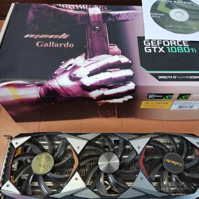 Geforce GTX1080ti (Manli) Gallardo スマホ/家電/カメラのPC/タブレット(PCパーツ)の商品写真