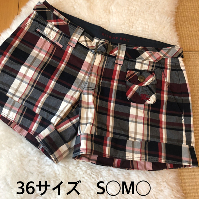 超美品本物バーバリーブルーレーベル上質コットン半袖シャツワンピース 超美品本物バーバリーブルーレーベル上質コットン半袖シャツワンピース