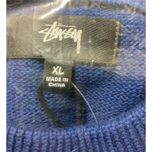 STUSSY(ステューシー)のStussy BILLIARD SWEATER XL Navy メンズのトップス(ニット/セーター)の商品写真