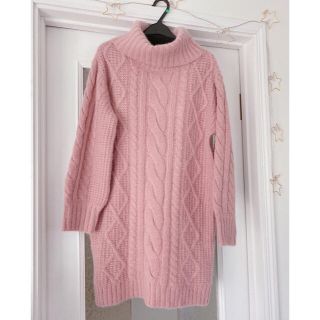 イング(INGNI)の【美品】INGNI シャギーケーブルオフタートルワンピース♡最終お値下(ミニワンピース)