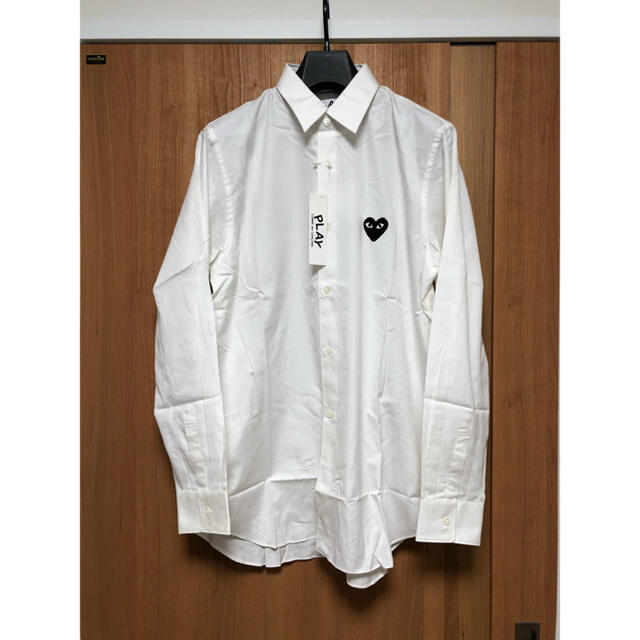 メンズComme des Garcons Play ハートロゴシャツ M