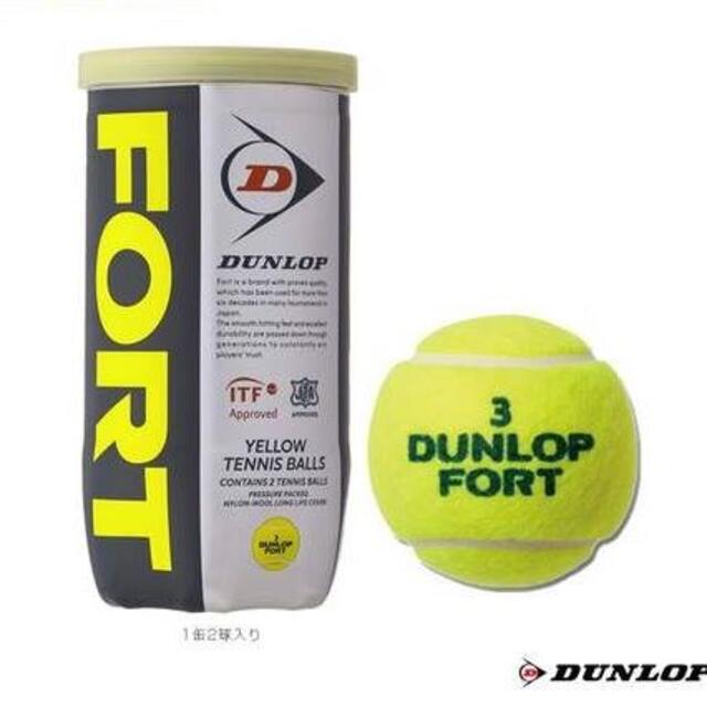 新発売　ダンロップフォート（DUNLOP　FORT）テニスボール　2球入12缶