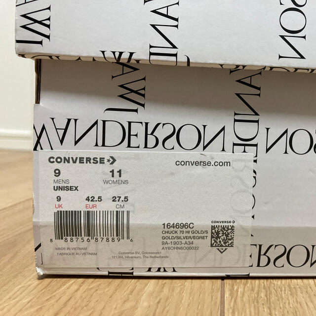 JW ANDERSON CONVERSE ct70 コンバース