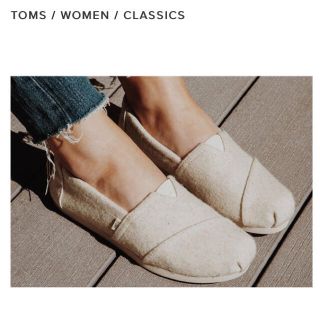 TOMS - トムス TOMS スリッポン 新品未使用 23.0の通販 by sky ...