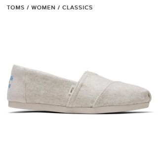 TOMS ボア　スリッポン　23.5