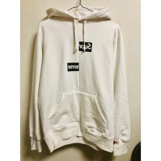 シュプリーム(Supreme)のSupreme CDG Split Box Logo Hoodie S Size(パーカー)