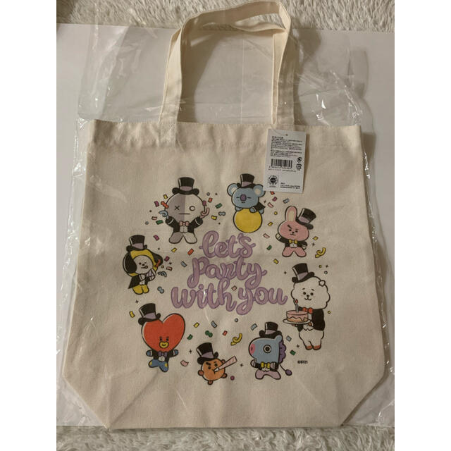 防弾少年団(BTS)(ボウダンショウネンダン)のBTS BT21 エコバッグ レディースのバッグ(エコバッグ)の商品写真