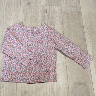 ネクスト(NEXT)の花柄　トップス　裏起毛　100(Tシャツ/カットソー)