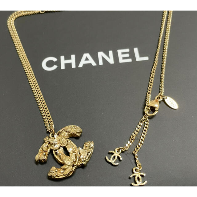 CHANEL(シャネル)のシャネル ココマークネックレス 刻印あり レディースのアクセサリー(ネックレス)の商品写真