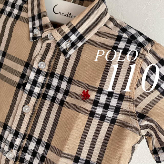 ポロ　チェックシャツ　110 新品　未使用　バースデイ　ラルフローレン | フリマアプリ ラクマ