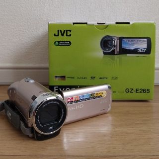 ビクター(Victor)のJVC Everio GZ-E265 ハイビジョンメモリームービー 美品(ビデオカメラ)