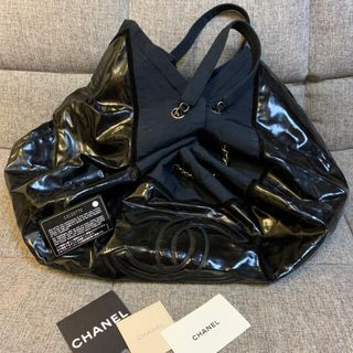 シャネル(CHANEL)の♥️お値下げ正規品.CHANELデカココマークココカパス.パテントバック(ショルダーバッグ)