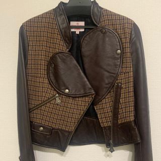 ヴィヴィアン(Vivienne Westwood) ライダースジャケット(レディース