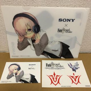 ソニー(SONY)の【未使用】SONY×Fate  クリアファイル(クリアファイル)