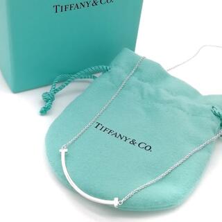 ティファニー(Tiffany & Co.)の希少 未使用 ティファニー Tスマイル シルバー ネックレス QP64(ネックレス)