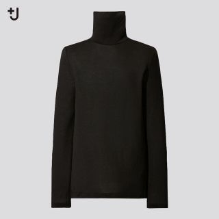 ユニクロ(UNIQLO)の【完売人気】UNIQLO J ジルサンダー　シルクジャージータートルネック(Tシャツ(長袖/七分))