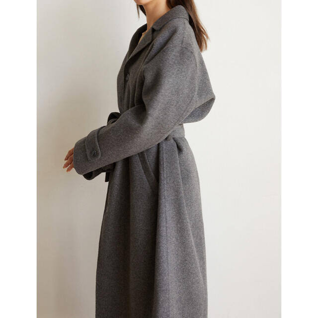 RANDEBOO Over shoulder wool coat