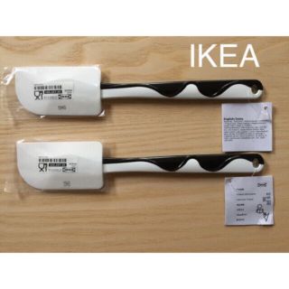 イケア(IKEA)のイケア IKEA グッブローラ ゴムベラ 白 2本【新品 未使用】(調理道具/製菓道具)