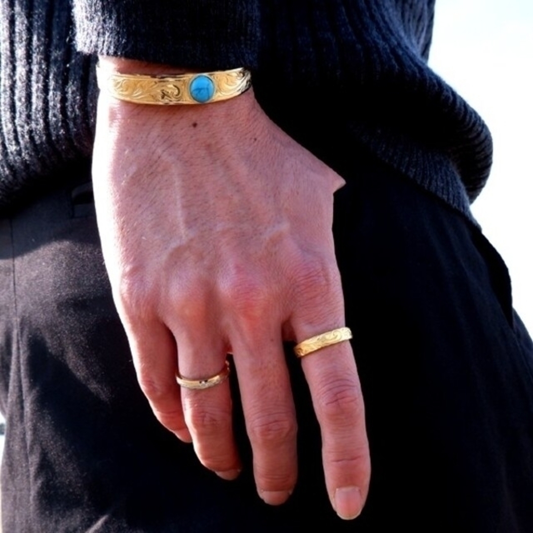 【ペアセット】◆ 大人気商品◆ ハワイアンジュエリー  3mm 指輪 リング レディースのアクセサリー(リング(指輪))の商品写真