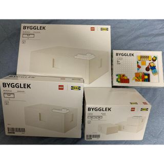 イケア(IKEA)のBYGGLEK ビッグレク　IKEA LEGO コラボ商品　4点フルセット送料込(積み木/ブロック)