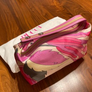 エミリオプッチ(EMILIO PUCCI)の再値下げ　美品　エミリオプッチ　ミニバッグ　バニティ　ポーチ(ハンドバッグ)