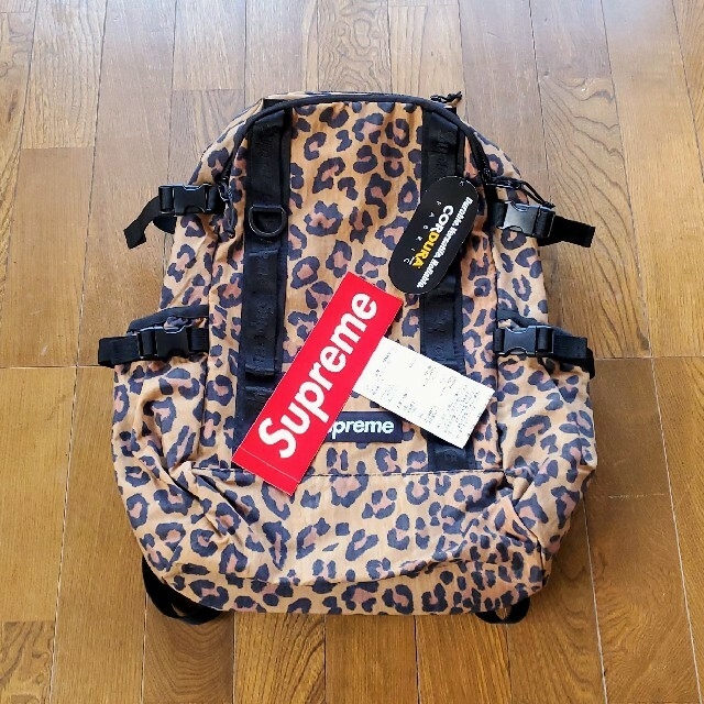 supreme 2020aw バックパック レオパード柄