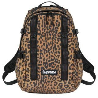 完売品　supreme レオパード　バックパック