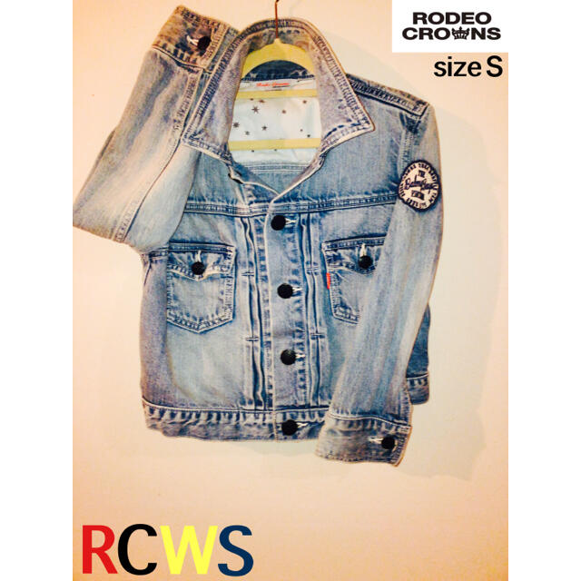 RODEO CROWNS(ロデオクラウンズ)の#RODEOCROWNS #ロデオクラウンズ #デニム #Gジャン #7分袖 レディースのジャケット/アウター(Gジャン/デニムジャケット)の商品写真