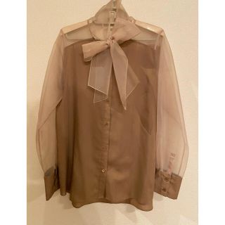 ユナイテッドアローズ(UNITED ARROWS)のイウエンマトフ　ボウタイブラウス　36(シャツ/ブラウス(長袖/七分))