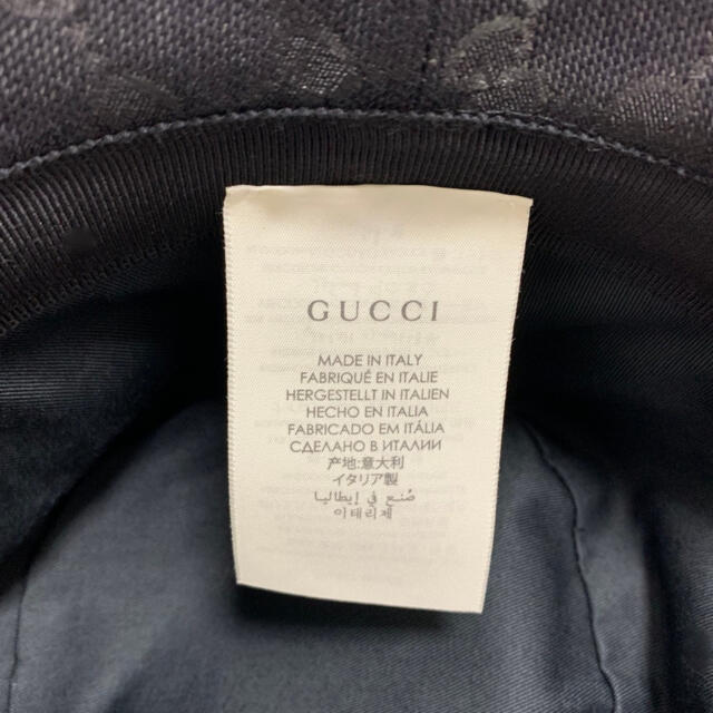 Gucci(グッチ)のGucci ダブルG付き GGキャンバス バケットハット レディースの帽子(ハット)の商品写真