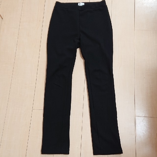 L'Appartement DEUXIEME CLASSE(アパルトモンドゥーズィエムクラス)のL'Appartement　Wool Zip Leggings*　ブラック レディースのパンツ(カジュアルパンツ)の商品写真