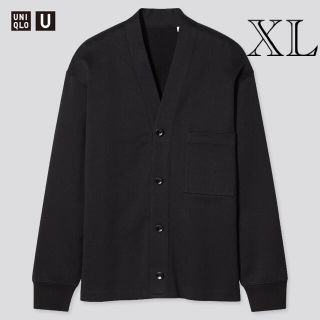 ユニクロ(UNIQLO)のユニクロユー　スウェットカーディガン　XL 新品！！(カーディガン)