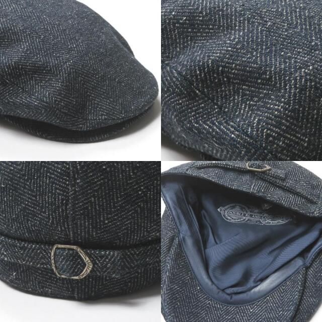 RRL(ダブルアールエル)のRRL コットンヘリンボーン ハンチングキャップ 帽子 メンズ メンズの帽子(ハンチング/ベレー帽)の商品写真