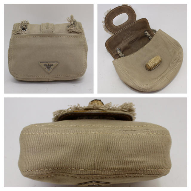 PRADA(プラダ)の正規品 美品✨プラダ デニムショルダー レディースのバッグ(ショルダーバッグ)の商品写真