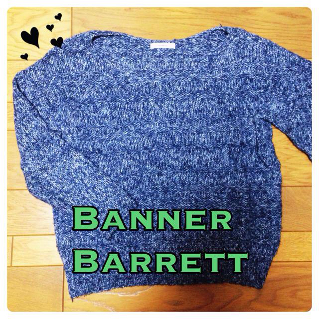 Banner Barrett(バナーバレット)のバナーバレット♡ニット レディースのトップス(ニット/セーター)の商品写真