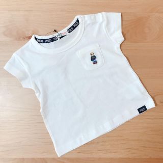 ポロラルフローレン(POLO RALPH LAUREN)の週末限定お値下げ【新品タグ付き】ポロベア　白Tシャツ　80cm(Ｔシャツ)