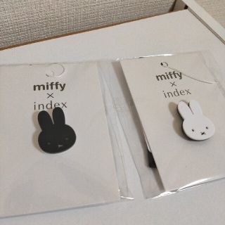 インデックス(INDEX)の【コラボ】miffy×index マスクチャーム　2個セット(チャーム)