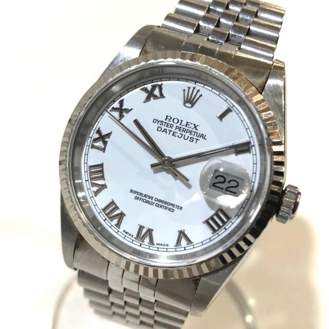 ROLEX(ロレックス)のロレックス 16234 自動巻き 腕時計 デイトジャスト K18WG/SS メンズの時計(腕時計(アナログ))の商品写真